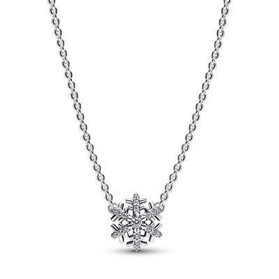 Collana Donna Pandora Fiocco di Neve Luminoso - 392371C01 - Gioielleria De Patto