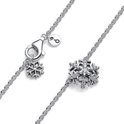 Collana Donna Pandora Fiocco di Neve Luminoso - 392371C01 - Gioielleria De Patto