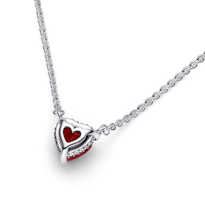 Collana Donna Pandora Cuore Rosso - 392542C01 - Gioielleria De Patto