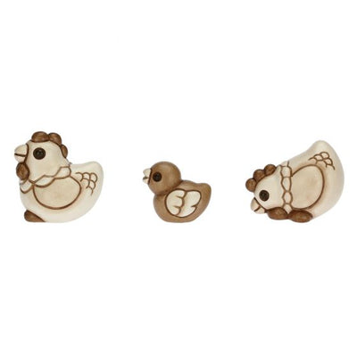 Thun Set due galline e pulcino Presepe Classico - S3232A91 - Gioielleria De Patto