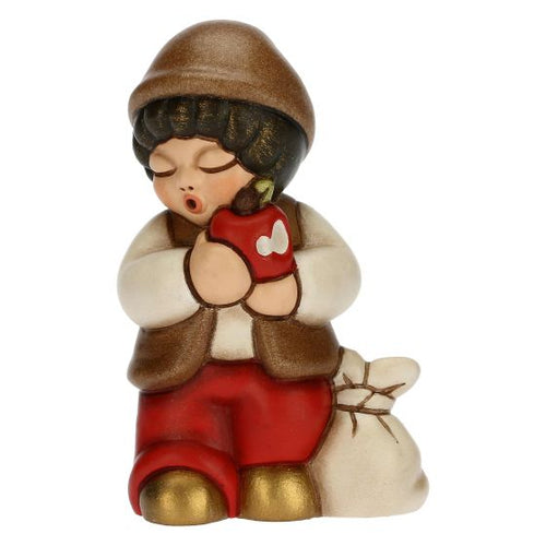 Thun Bimbo con mela rosso Presepe classico - S3235A82 - Gioielleria De Patto