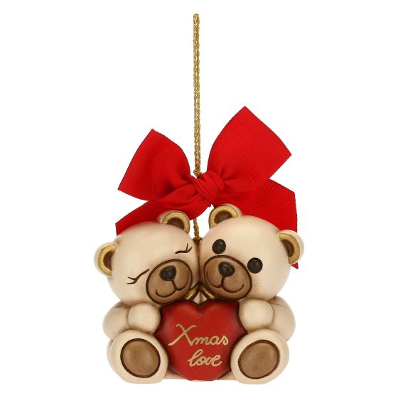 Thun Addobbo natalizio coppia Teddy Xmas love maxi - S3253A82 - Gioielleria De Patto