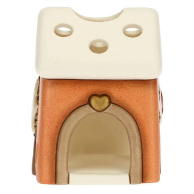 Thun Tealight casetta marrone Regali d'inverno -S3287H90 - Gioielleria De Patto