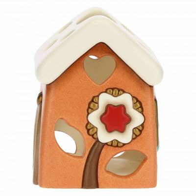 Thun Tealight casetta marrone Regali d'inverno -S3287H90 - Gioielleria De Patto