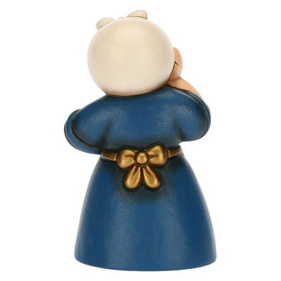 Thun Donna con Pesce in Ceramica Presepe Classico Blu - S3317A98 - Gioielleria De Patto