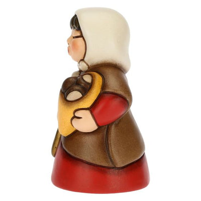 Thun Donna con Castagne in Ceramica Presepe Classico Rosso S3322A82 - Gioielleria De Patto