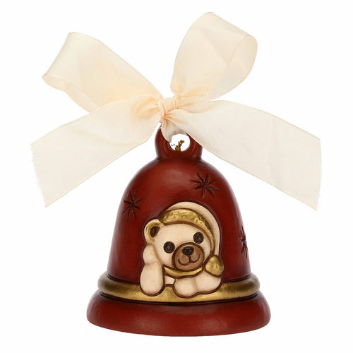 Thun Campanella Limited Edition 2023 rossa con Teddy in ceramica - S3335A82 - Gioielleria De Patto