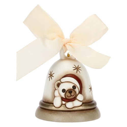 Thun Campanella Limited Edition 2023 bianca con Teddy in ceramica - S3335H90 - Gioielleria De Patto