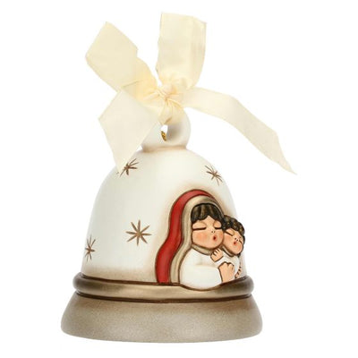 Thun Campanella Special Edition 2023 Bianca con Maria e Gesù Bambino in ceramica - S3337H90 - Gioielleria De Patto