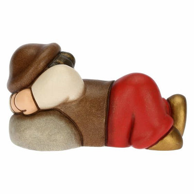 Thun Pastore dormiente in Ceramica Presepe Classico rosso - S3343A82 - Gioielleria De Patto
