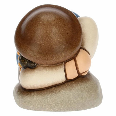 Thun Pastore Dormiente in Ceramica Presepe Classico blu - S3343A98 - Gioielleria De Patto