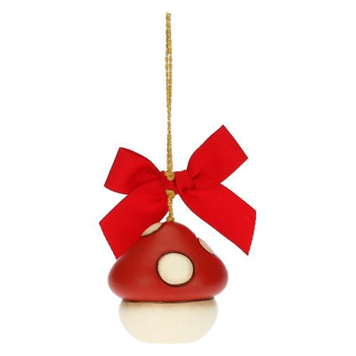 Thun Addobbo Natalizio Fungo Ronnie rosso in ceramica, piccolo - S3344A82 - Gioielleria De Patto
