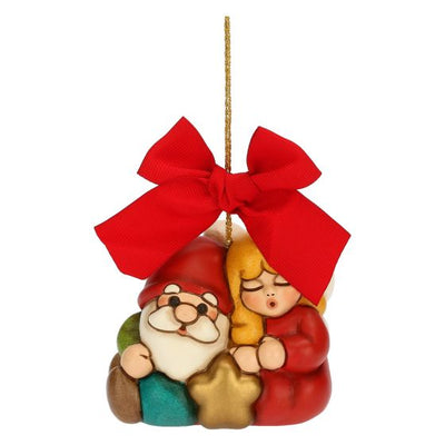Thun Addobbo Natalizio Regina delle Fate Sheila e Gnomo Oliver in Ceramica, Maxi - S3348A82 - Gioielleria De Patto