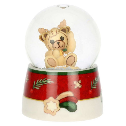 Thun Boule de neige con Teddy vestito da renna in resina - S3365P00 - Gioielleria De Patto