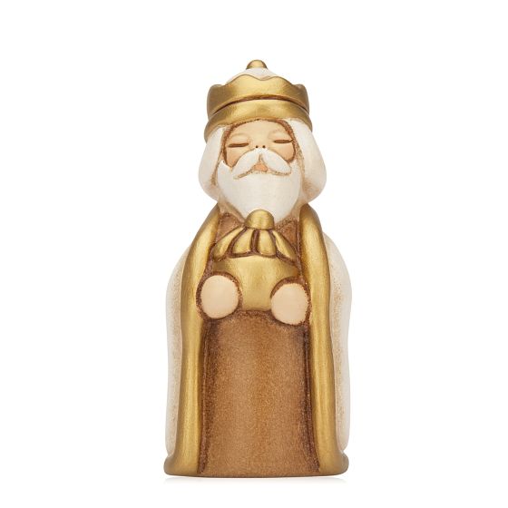 Figura Thun Re Magio Baldassarre con incenso Presepe Classico Bianco - S514A83 - Gioielleria De Patto